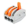 222 Series Lever Nut Wire Connectors, PCT-213 Terminal Block Wire Push in Cable Connector, Push Cable Connector for Junction Box