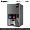 Sapoe commercial 4 hot and 4 cold drinks selections automatic instant coin operated coffee vending machine