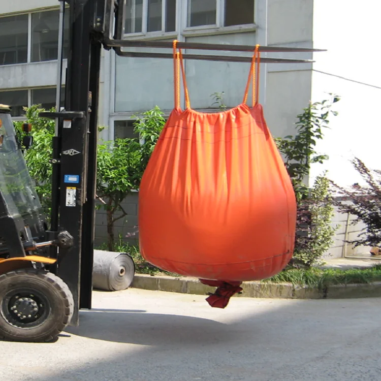 Collapsible And Recyclable Pvc Big Bag Pvc Bulk Bag For Granule And