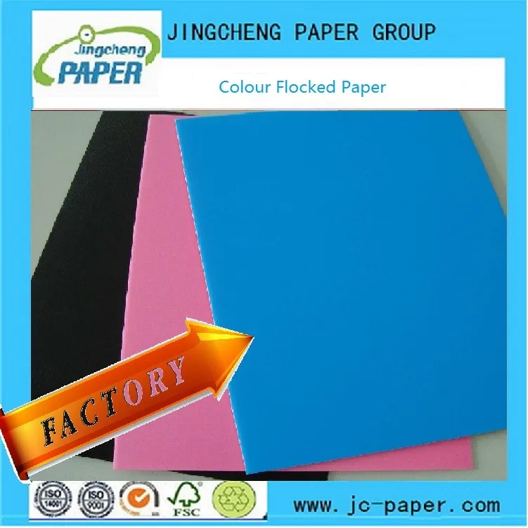 Flocked Paper Velvet Paper For Making Gift Boxes And Cases Buy Velvet