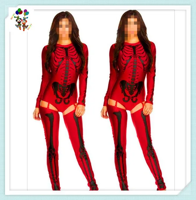 Adult Womens Skeleton Sexy Fancy Halloween Party Costumes Hpc 3164