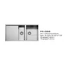 39 Inch Above Counter Double Bowl Stainless steel Kitchen Sink