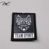Custom Silk Printed Sew-on Garment Embroidery Patch for bags