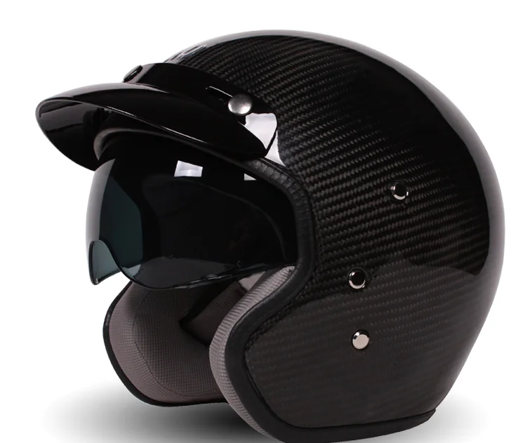 Best Selling Factory Supply Carbon Fiber Helmet Custom Open Face Helmet