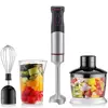 Multi-Purpose Immersion Blender 700/1000-Watt Hand Mixer Variable Speed Control and Turbo function Mini Electric Hand Blender