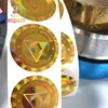 Electronic product authenticity a4 hologram eggshell sticker paper security sticker