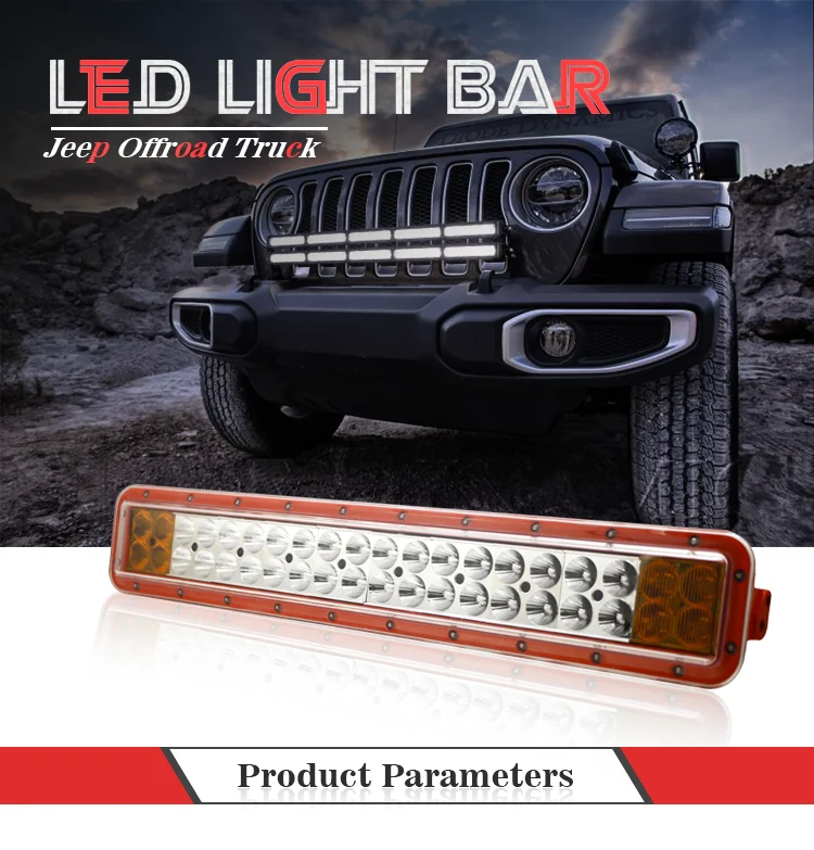 75w New Orange 22 Inch Roof Top Lights Led Light Bar For Cars Buy