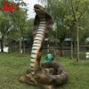 Amusement Park Lifelike Electric Snake Cobra Simulation