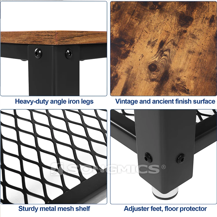 small metal side table