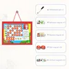 Decorative Calendar Activity Behavior Reward Schedule Record Board for Wall Color Magnetic Star Chore Chart