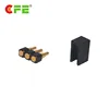 Single row 3pin SMD reel packing spring loaded connector with HTN cap