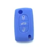 Car styling silicone protection key cover car key shell for Citroen C2 C3 C4 C5 Picasso