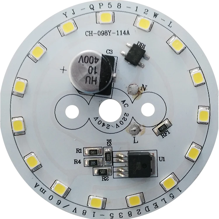 High quality 100 lm/W white smd pcb plate ac lighting 3030 led module for LED Bulb Light
