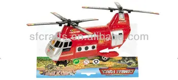 pull string flying toy helicopter