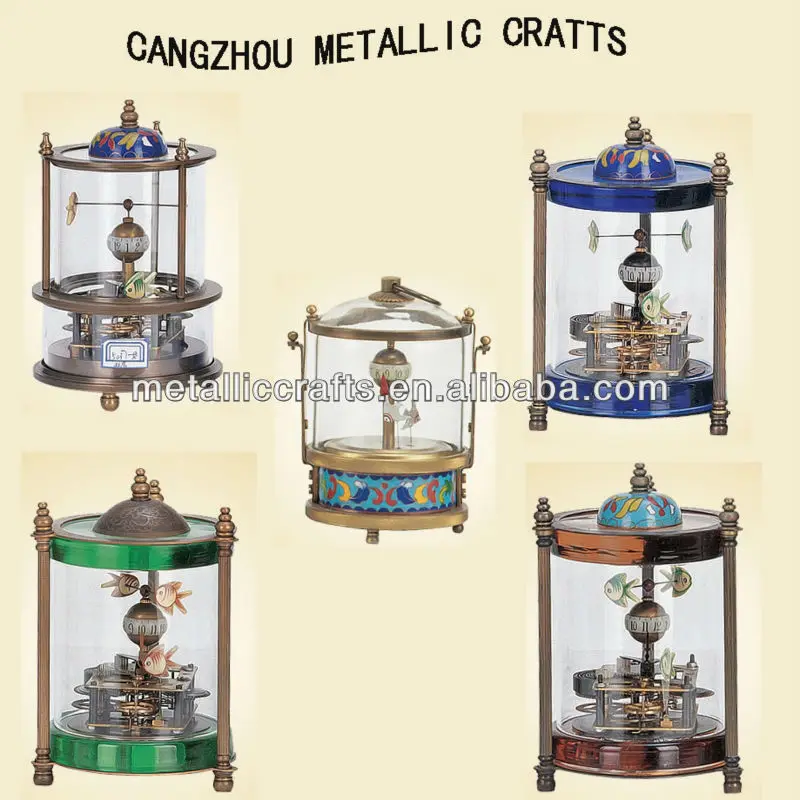 Imitation Antique Fish Tank Art Clock Buy Imitation Bronze Antique