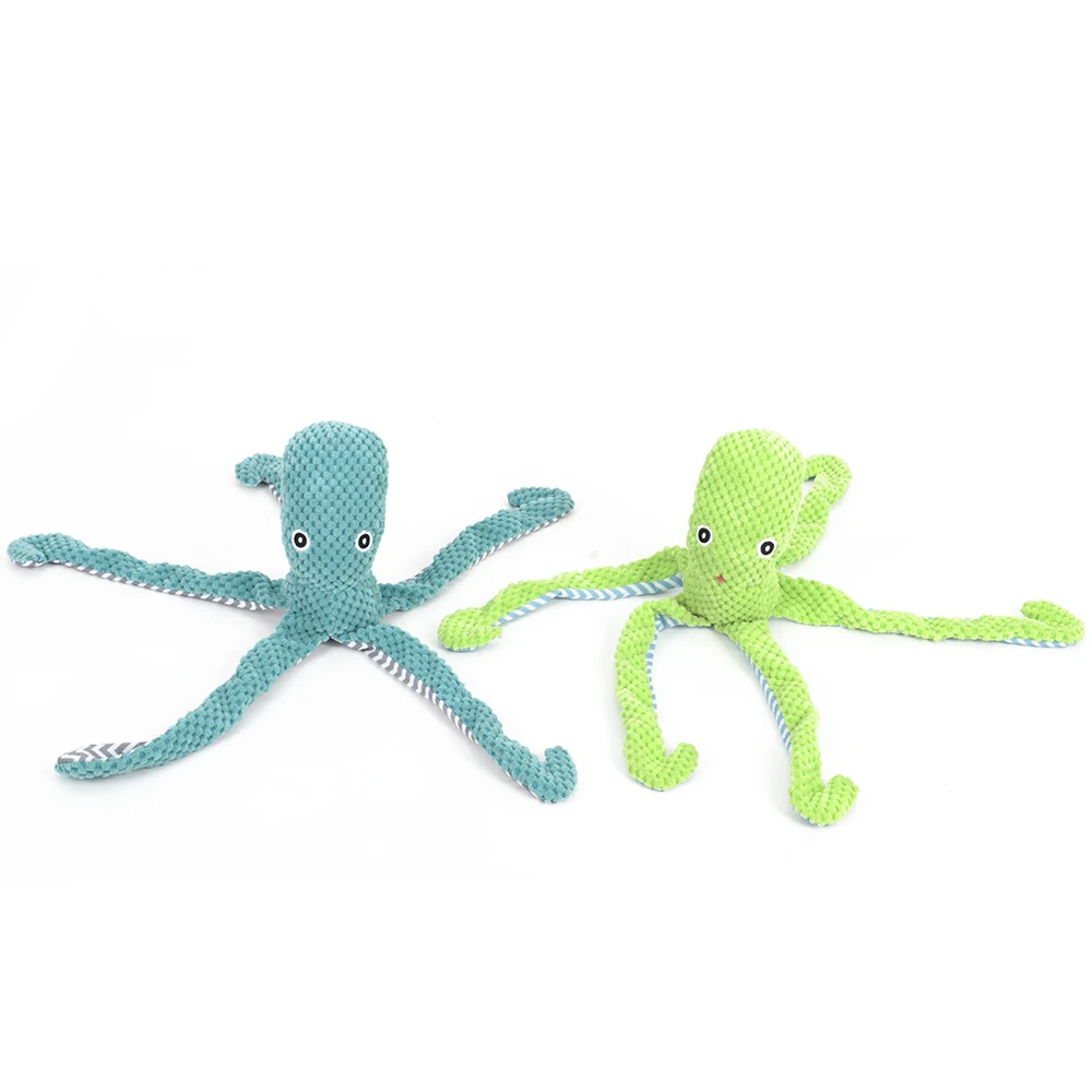 plush octopus dog toy