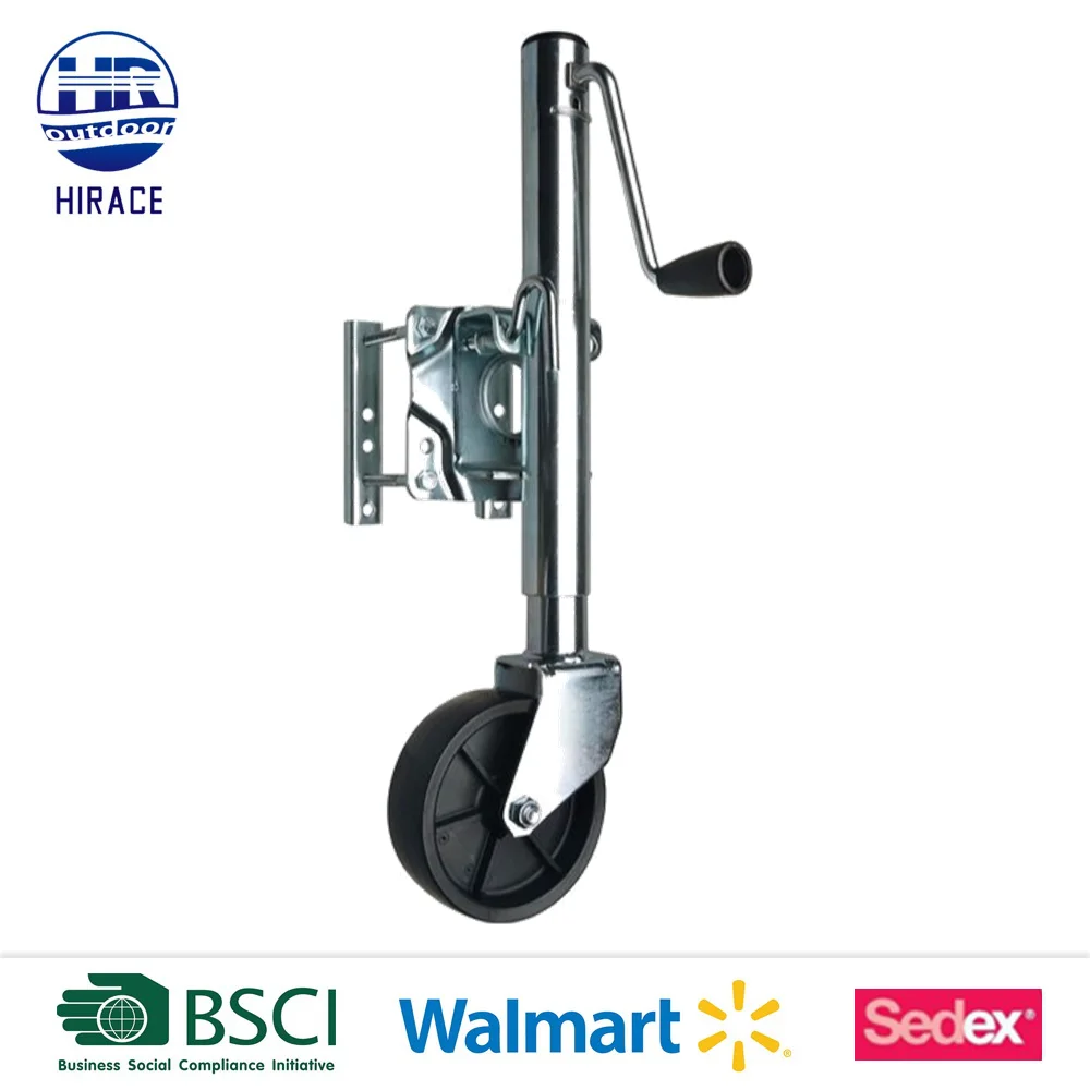 Heavy Duty Bolton Trailer Jack With Rubber Wheel Buy Trailer Jack