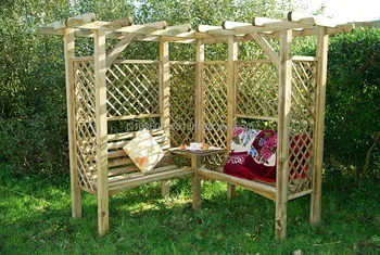 Milton Wooden Arbour Timber Arch Pergola Product Milton Wooden Arbour Timber Arch