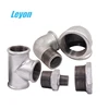 plumbing g.i. pipe fittings bushing connect iso9001equal tee 90 degree elbow hex reducing nipple 1/2 inch tee water pipe fitting
