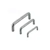 Custom made Modern style stainless steel four point kitchen cabinet knobs pulls