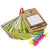 26 English Learning Card Magic Water Drawing Book With Magic Pen Painting