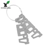 Stainless Steel Titanium Cross Alcohol Spirit Bunrer Cradle Rack Stand Support Bracket Custom with Key Ring