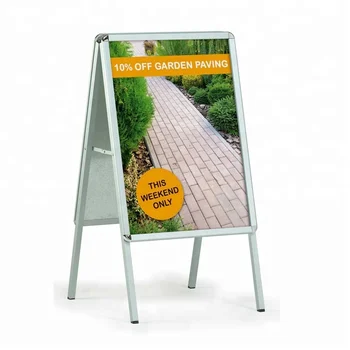 Two Sided Advertising A Board Snap Frame Poster Stand Buy