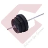 NEW! 90kg Cement Plate Adjustable Barbell Set for Weight Lifting Exercise