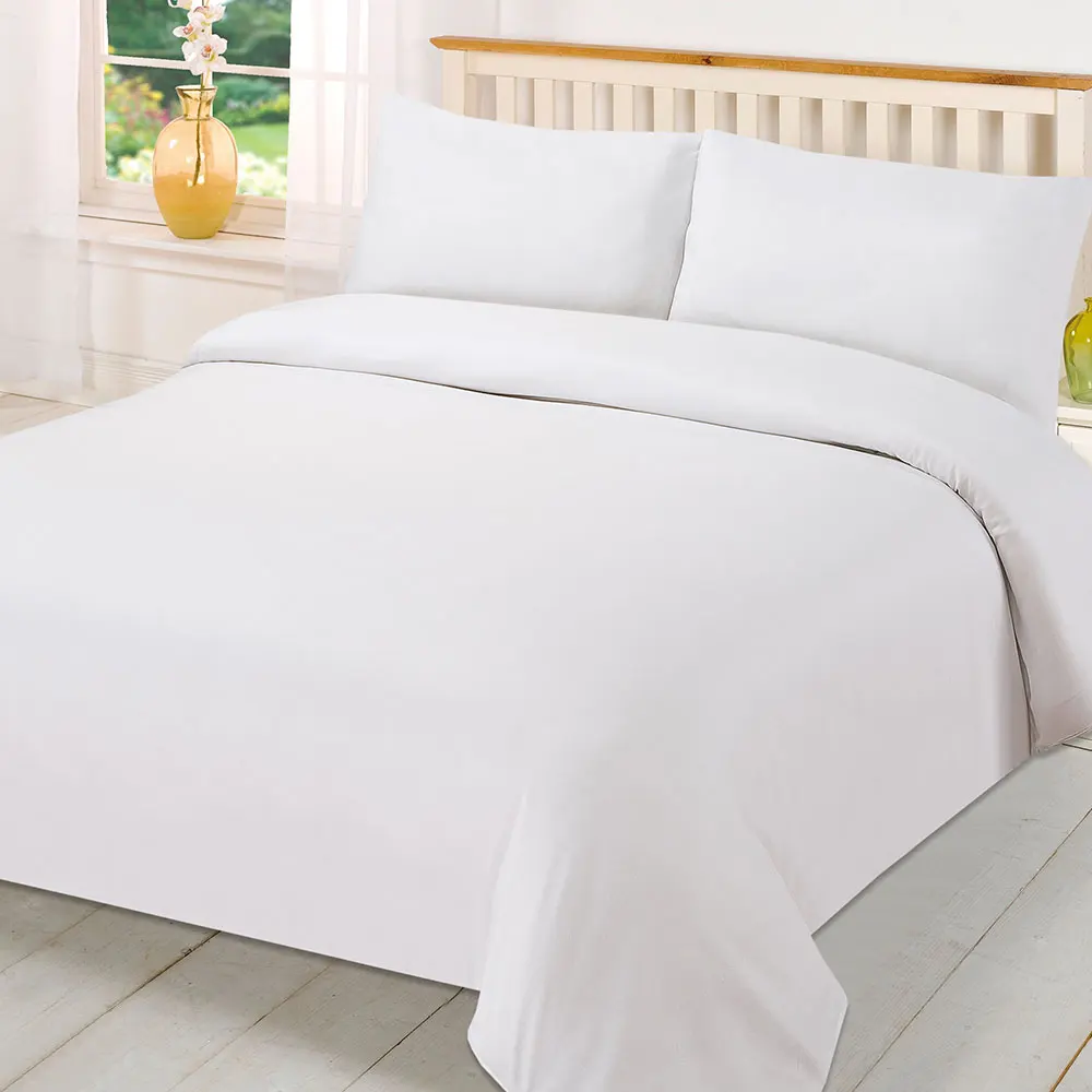 Plain White Comforter Set