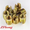 carbon steel wiht yellow zinc 302 type slotted self tapping thread insert m2 m2.5 m3 m4 m5 m6 m8 m10 m12 m14 m16