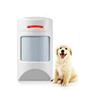 China Manufacture Wireless Indoor Infrared PIR Motion Sensor Detector with pet-immunity function