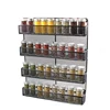 EasyPAG kitchen accessories 2 tier black paint wire mesh kitchen spice rack