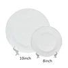 8 inches Sublimation Ceramic White Plates 10 inches Sublimation Coated Plates