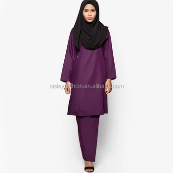 Wholesale New Design Simple Design Kurung Custom Cotton Baju Kurung Modern Buy Cotton Baju Kurungcotton Baju Kurung Moderncustom Cotton Baju