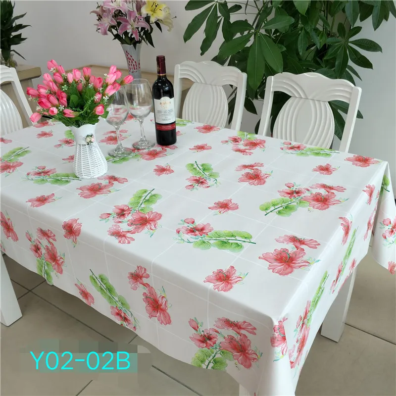 Large Wipe Clean PVC Tablecloth Stylish Lace Tablecloth 140 x 240cm 7 Colours