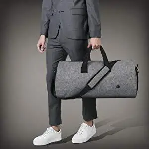 2019 new design travel nylon garment bag with Long shoulder strap