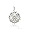 31681 xuping rhodium color fashion women jewelry Luxury chandelier shape pendant