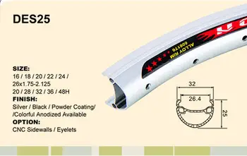 alloy double wall rims