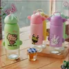 Korean latest top selling Free samples funny Drinkware good quality eco friendly color glass water bottles bulk wholesale