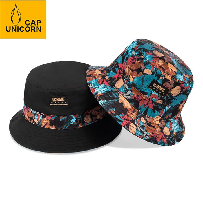 mens orange bucket hat