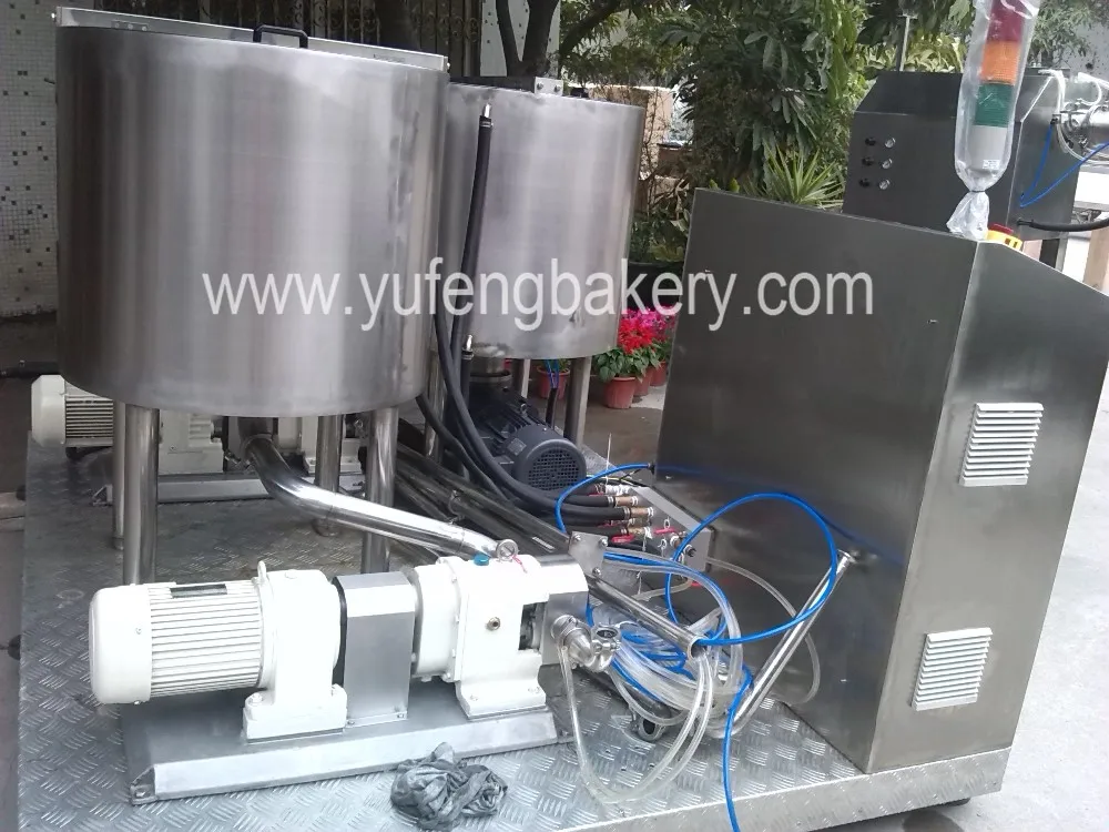 Dough Mixer Continuous Aeration System For Cake Production Line Cake