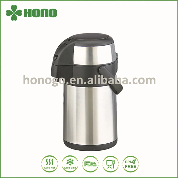 2100ml Insulated Vaccum Aipot Pump Pot Coffee Pot Teapot Water Jug
