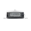 Amber Strobe Warning Deck Dash Light High quality Emergency Red/Blue Split Mount Visor Light