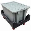 fish container Whosale Plastic Deposition Box Stack Storage Plastic bins