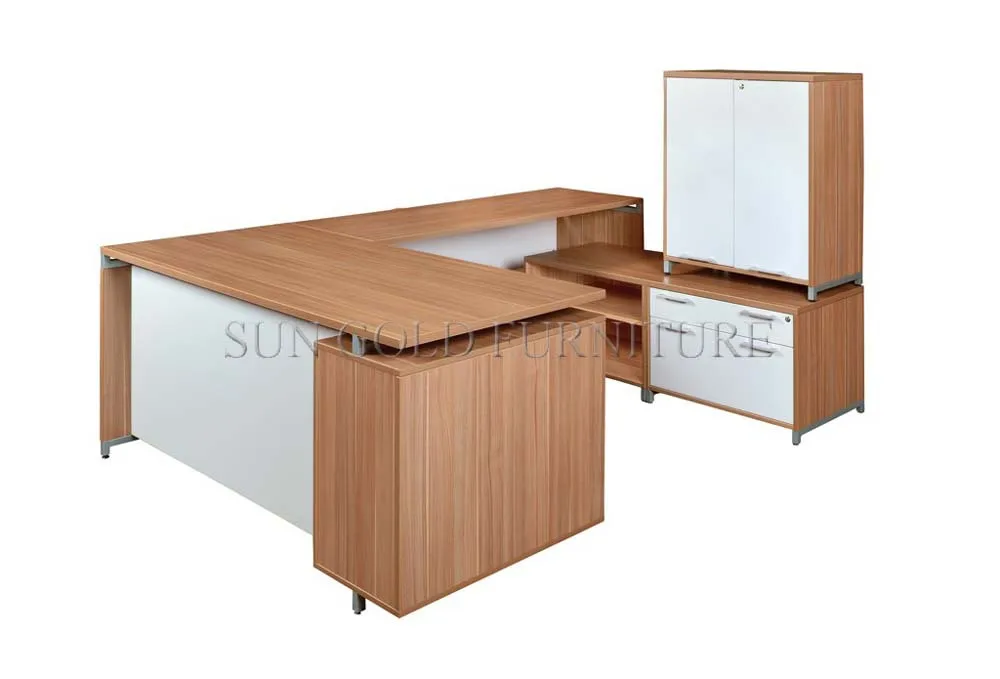 Modern Elegant Design Office Table Wooden Desk Customized Doctor Ceo
