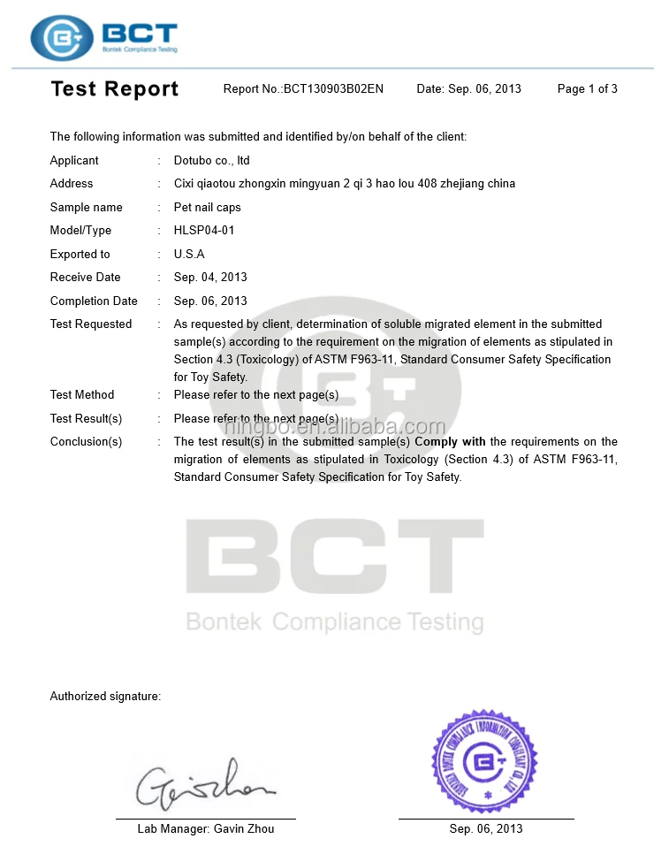 New Colorful Safe Dog Nail Caps Soft Dog Claw Caps Nail Protector With