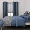 Great price dark royal blue sateen summer super king size duvet cover bedding sets