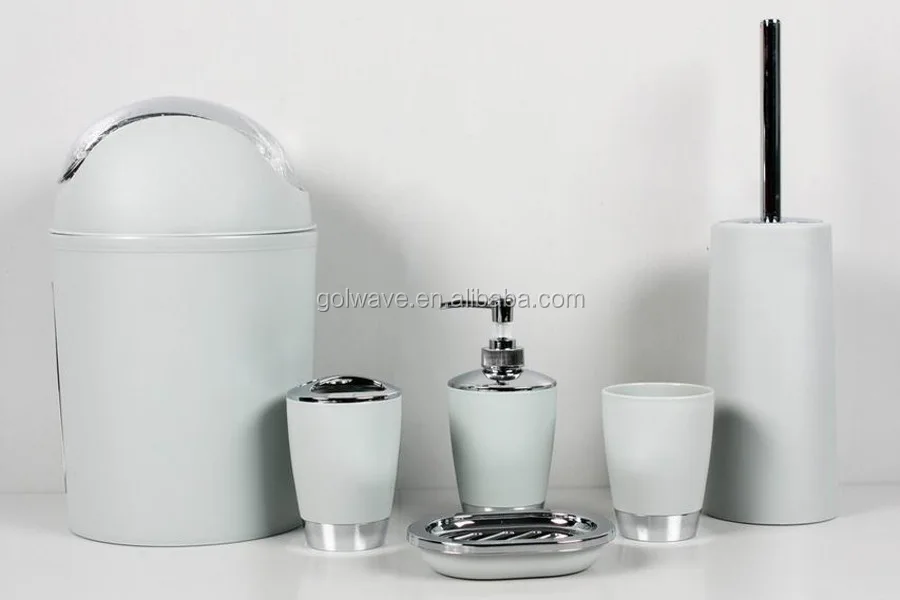 Hotel Bathroom Accessories hotel bathroom accessories set /6-piece set w/big dustbin/new Hotel Bathroom Accessories hotel bathroom accessories set /6-piece set w/big dustbin/new