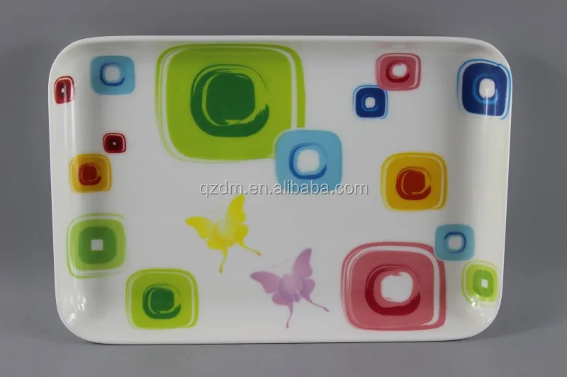 Factory Supply Square Plate ,Cake Plate Rectangle plate