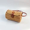 Amazon hot sell crossbody bag rattan bali bag in round shape with natural rattan material